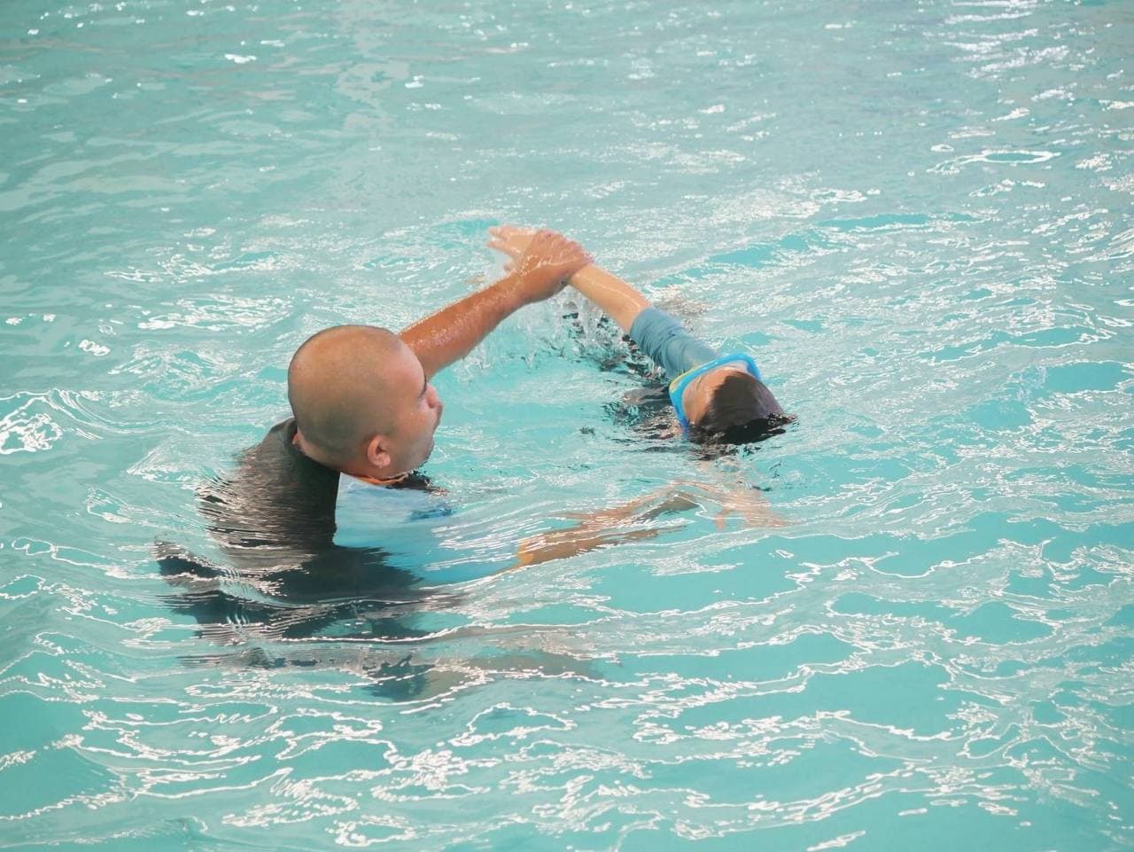 Swimming lesson at Jumanji Swim Center in Phuket